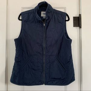 Lightweight Diamond-Quilted Zip-Front Vest